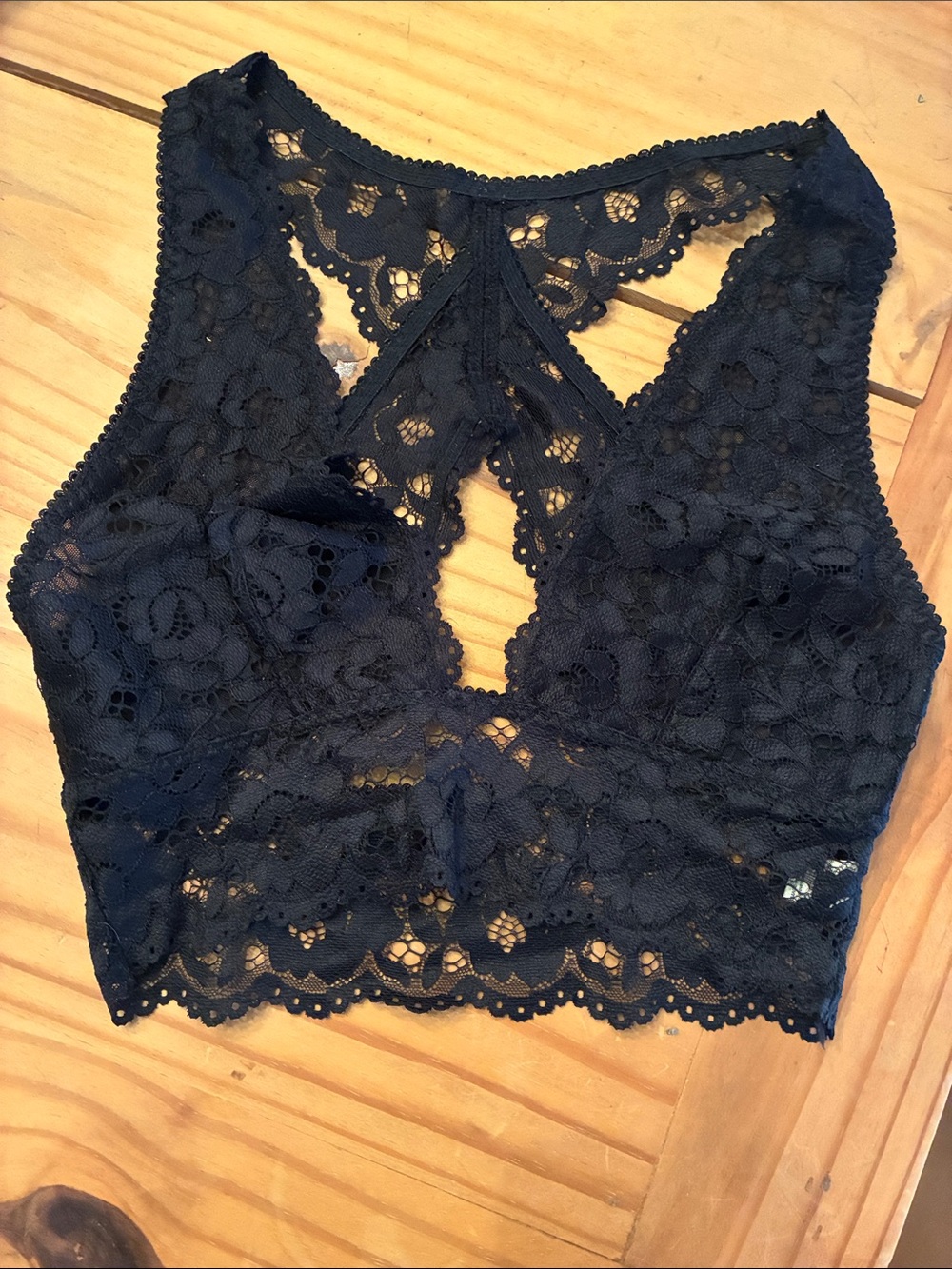Black Lace Bralette- XS NWOT